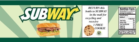 Custom Label Example Subway