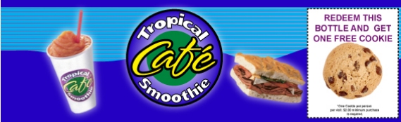 Custom Label Examples Tropical Smoothie